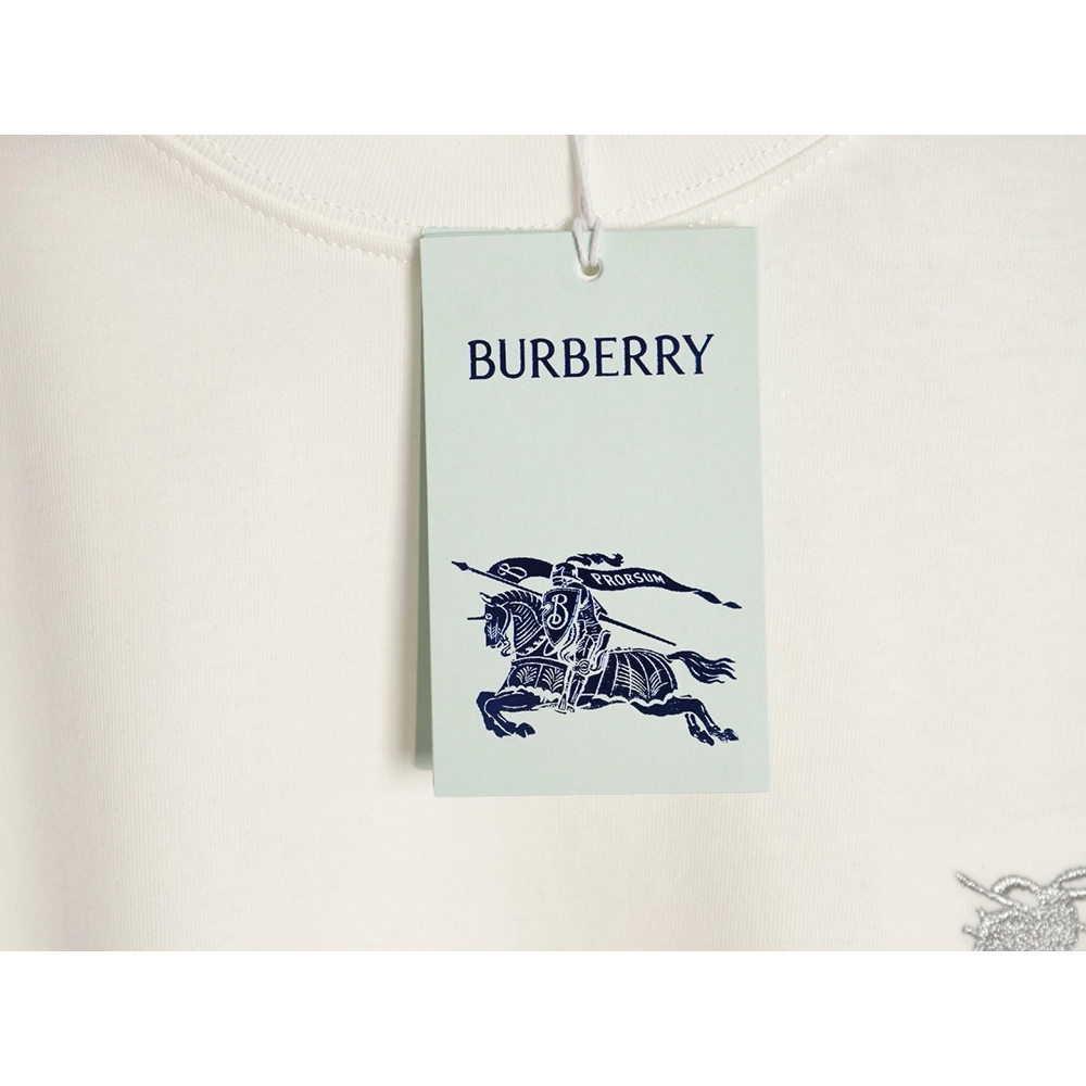 Burberry Terry Logo Embroidered Short-Sleeve T-Shirt,Burberry