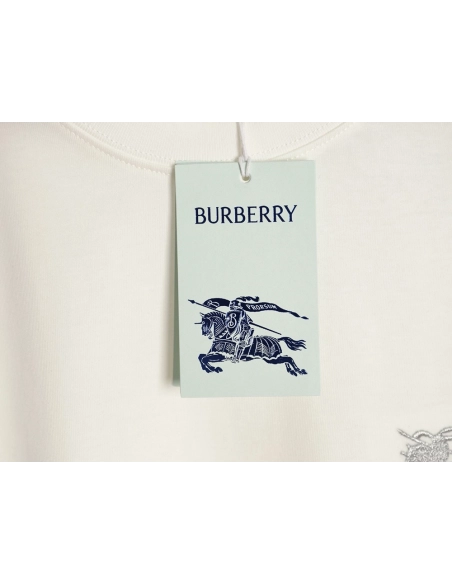 Burberry Terry Logo Embroidered Short-Sleeve T-Shirt,Burberry