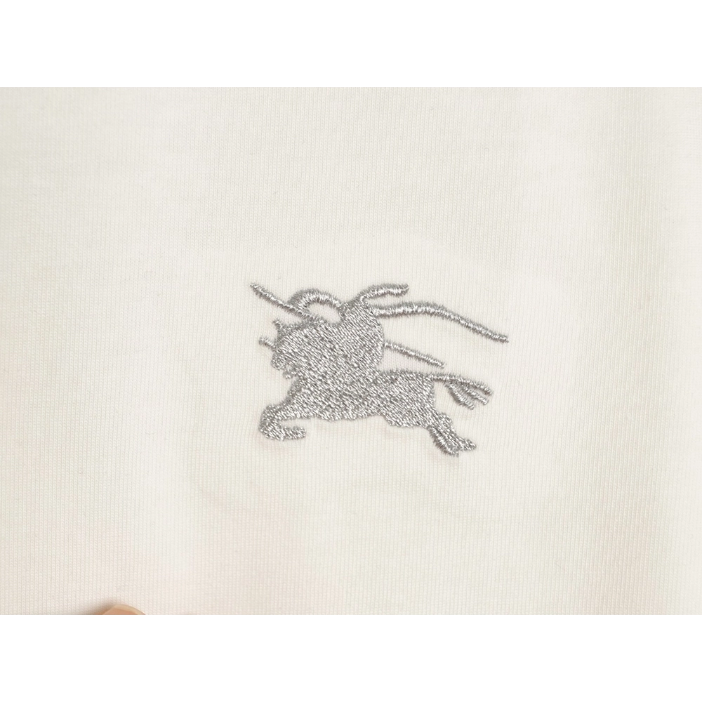 Burberry Terry Logo Embroidered Short-Sleeve T-Shirt,Burberry