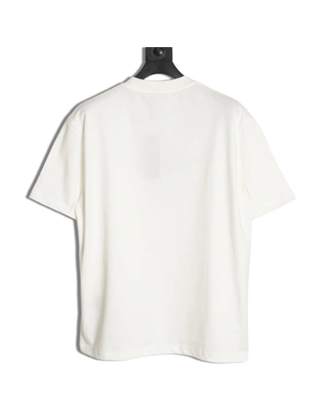 Dior 3D Sketch-Style Letter Embroidery Short-Sleeve T-Shirt,Dior