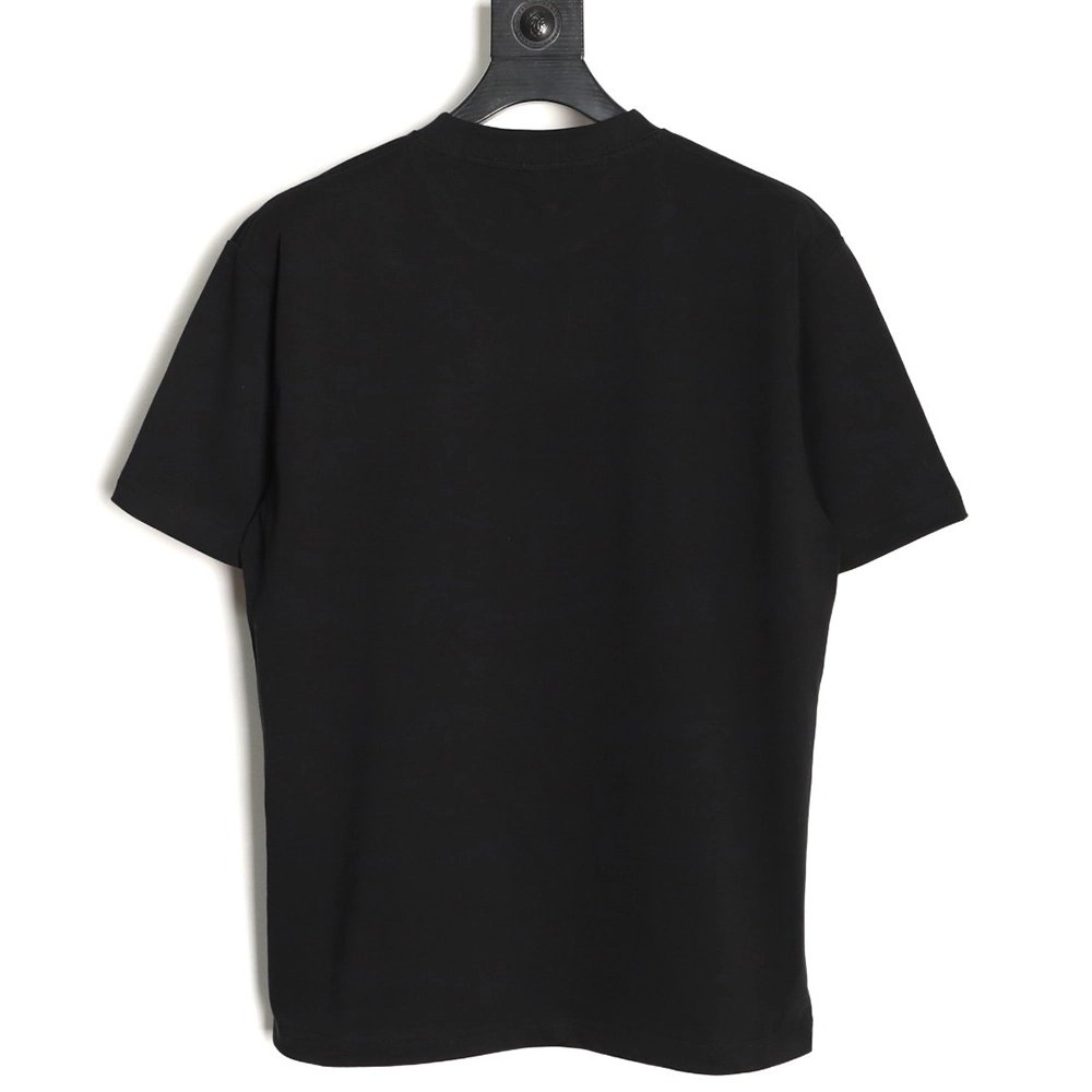 Loewe logo misaligned embroidered short-sleeved shirt,Loewe