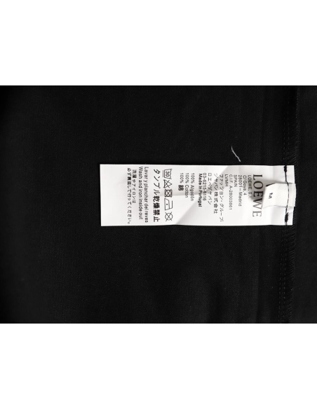 Loewe logo misaligned embroidered short-sleeved shirt,Loewe