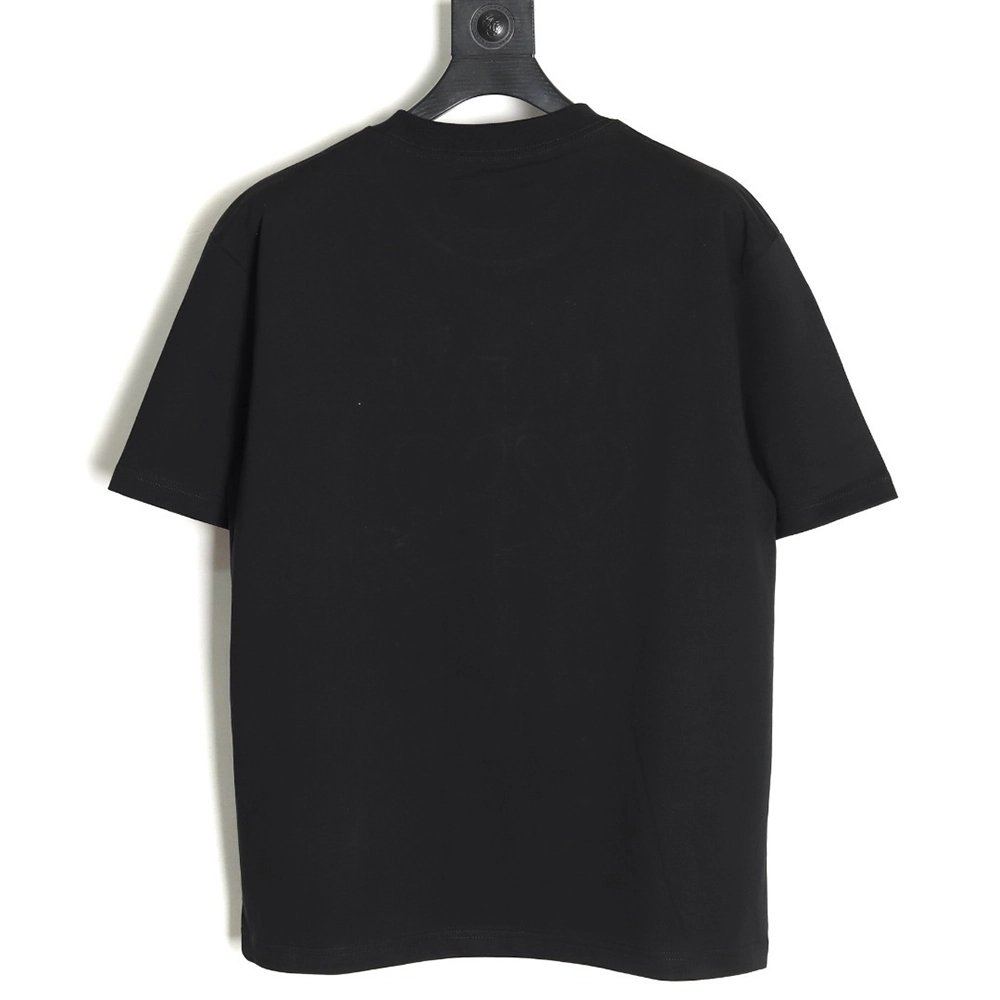 Loewe misaligned logo 3D embroidered short-sleeved shirt TSK1,Loewe