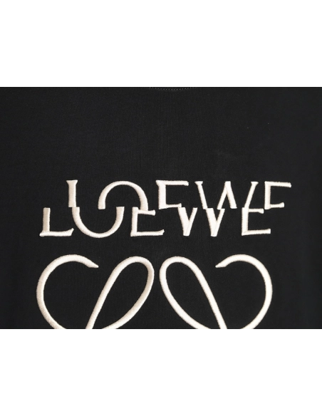 Loewe misaligned logo 3D embroidered short-sleeved shirt TSK1,Loewe