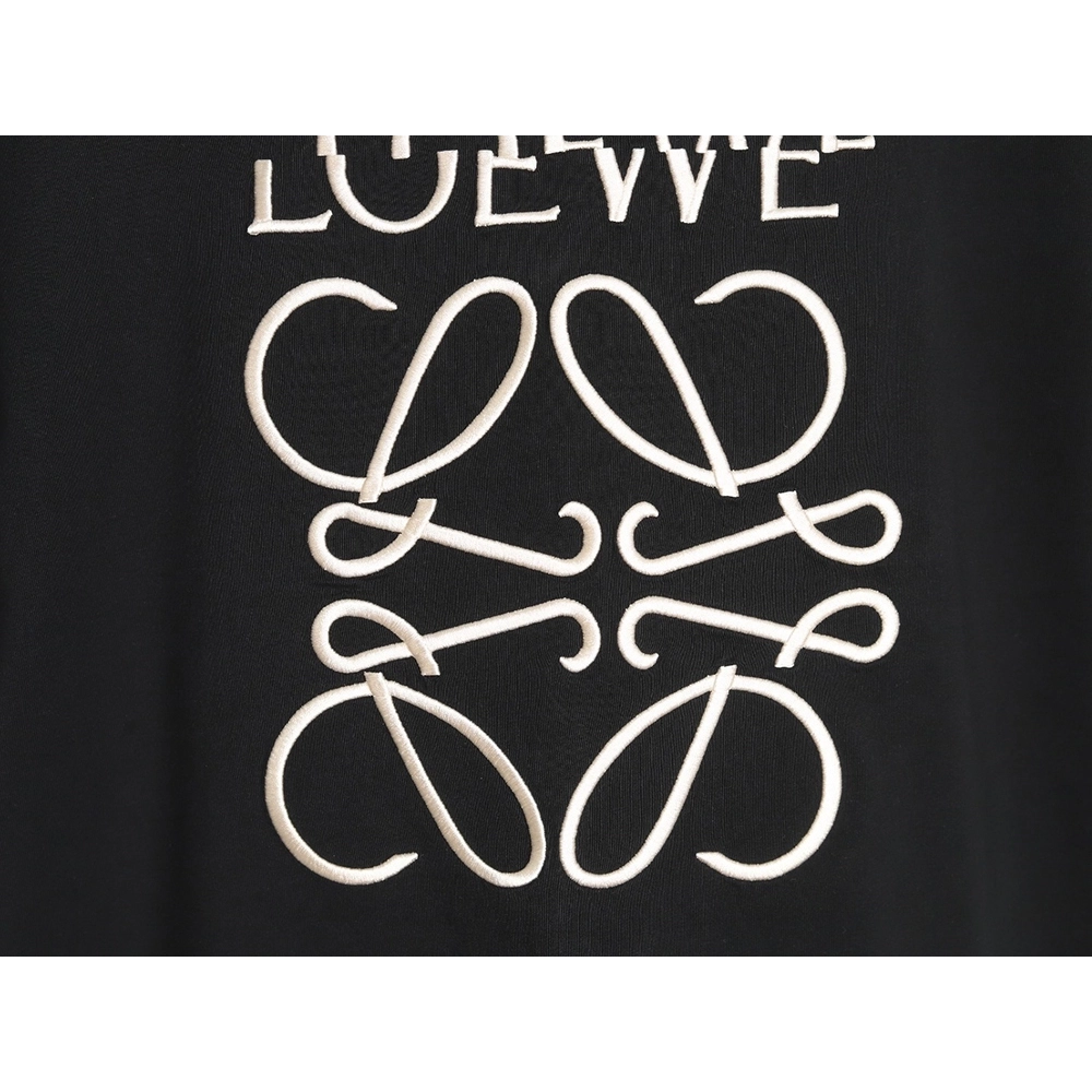 Loewe misaligned logo 3D embroidered short-sleeved shirt TSK1,Loewe