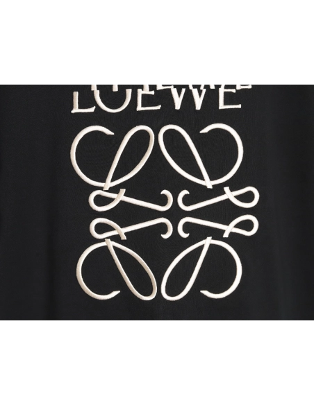 Loewe misaligned logo 3D embroidered short-sleeved shirt TSK1,Loewe
