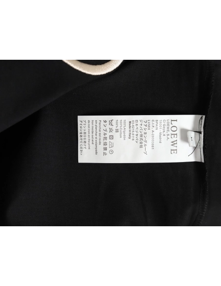 Loewe misaligned logo 3D embroidered short-sleeved shirt TSK1,Loewe