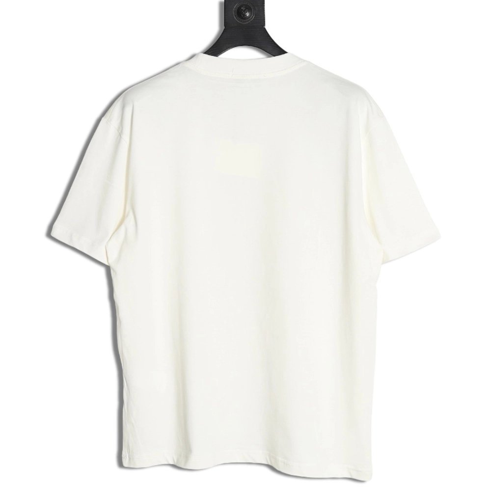 Loewe misaligned logo 3D embroidered short-sleeved shirt,Loewe