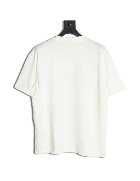 Loewe misaligned logo 3D embroidered short-sleeved shirt,Loewe
