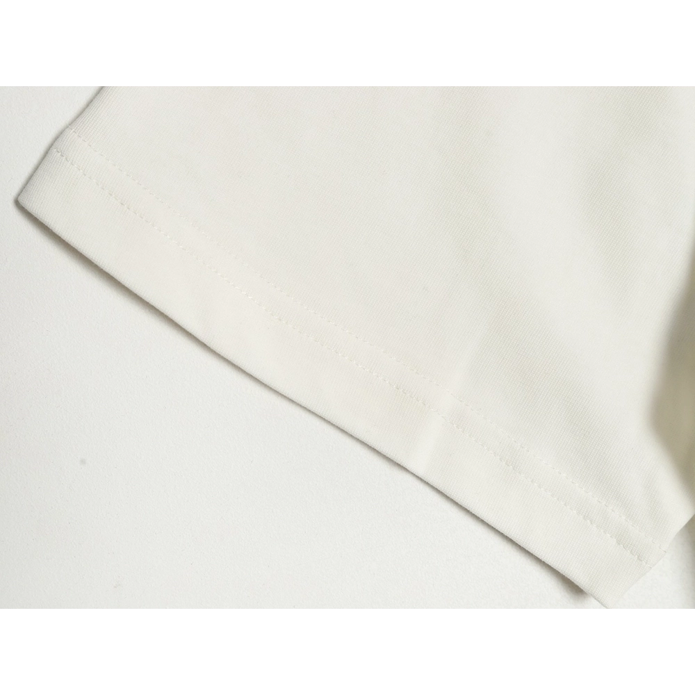 Loewe misaligned logo 3D embroidered short-sleeved shirt,Loewe