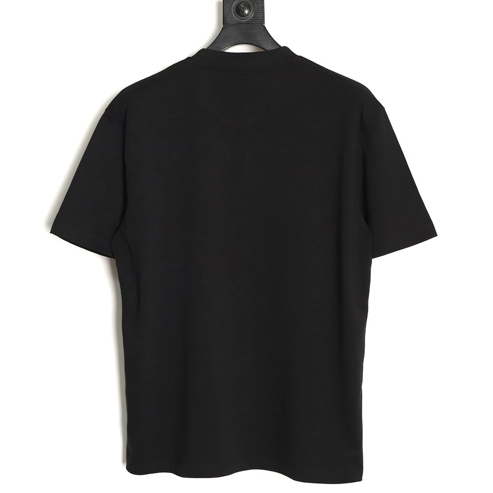 Loewe rice needle embroidery short sleeve TSK1,Loewe