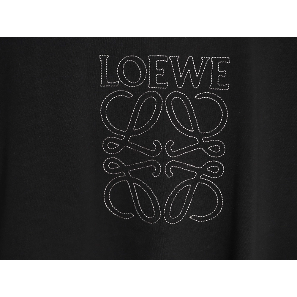 Loewe rice needle embroidery short sleeve TSK1,Loewe