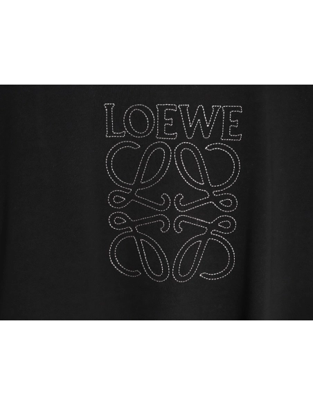 Loewe rice needle embroidery short sleeve TSK1,Loewe