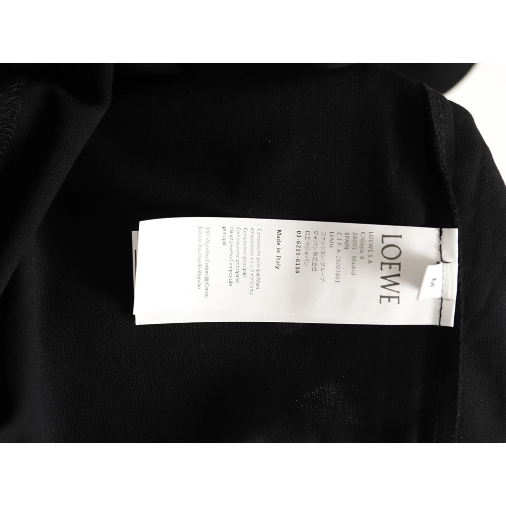 Loewe rice needle embroidery short sleeve TSK1,Loewe