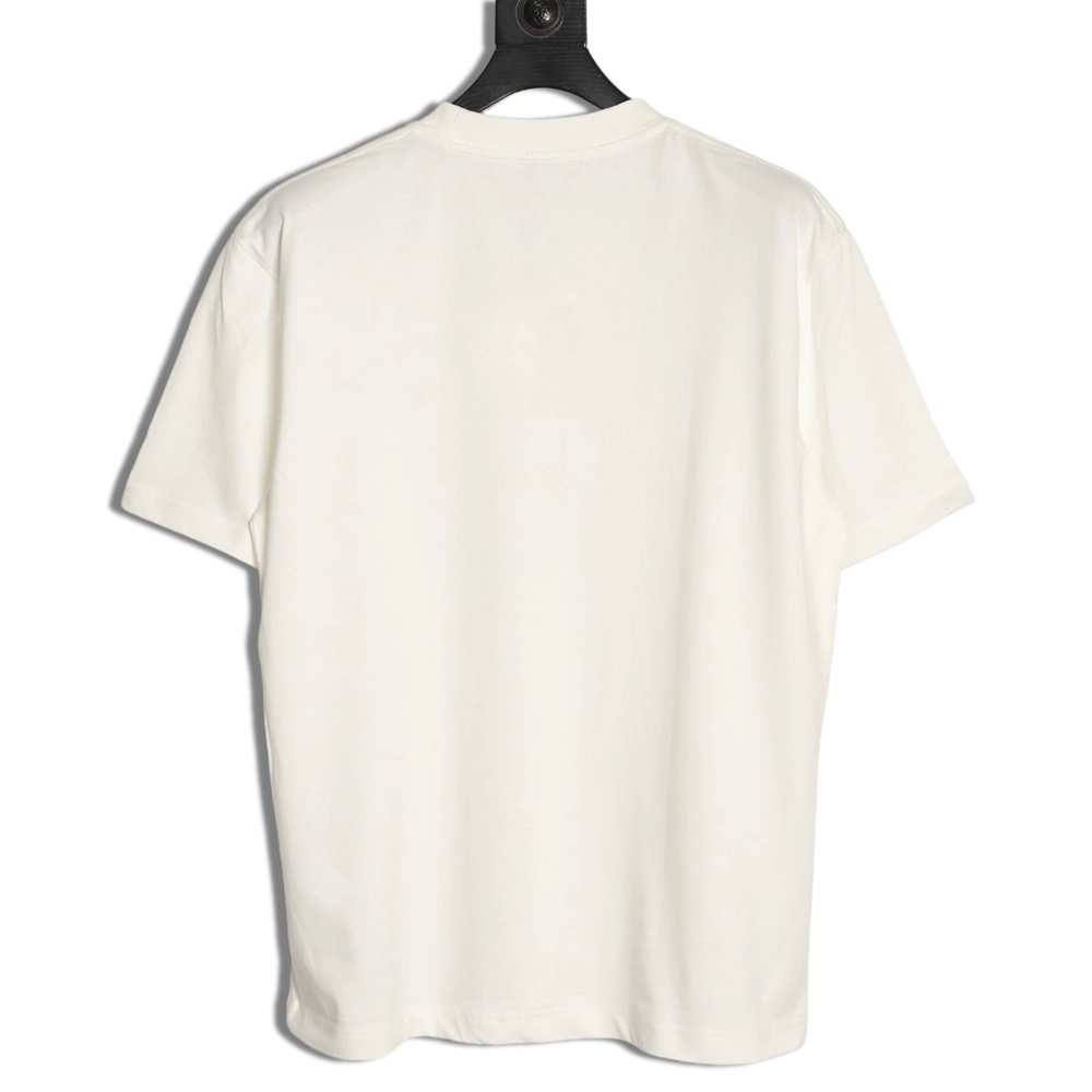 Loewe rice needle embroidery short sleeve,Loewe