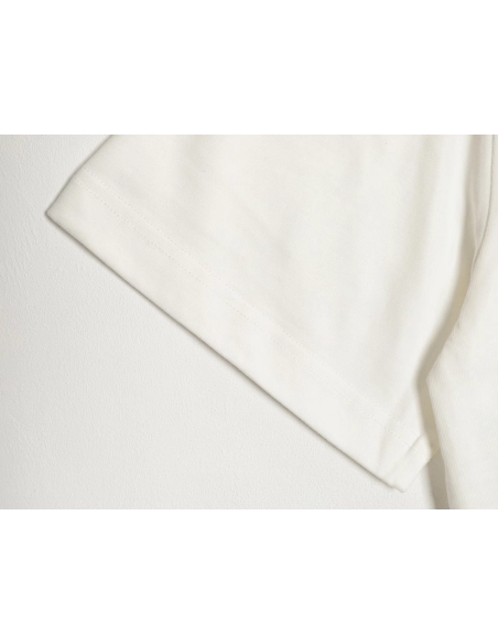 Loewe rice needle embroidery short sleeve,Loewe