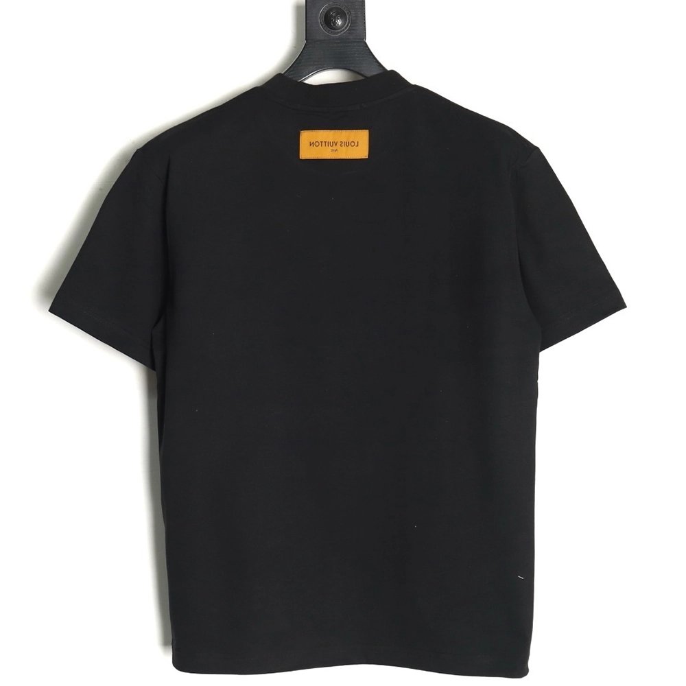 Louis Vuitton 1854 Puppy Embroidery Short-Sleeve T-Shirt,Louis Vuitton