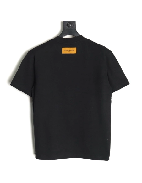 Louis Vuitton 1854 Puppy Embroidery Short-Sleeve T-Shirt,Louis Vuitton