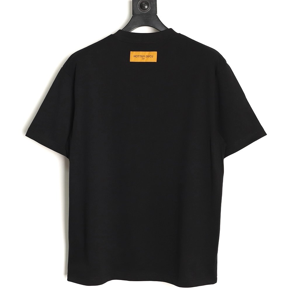 Louis Vuitton Embroidered Short-Sleeve T-Shirt TSK1,Louis Vuitton