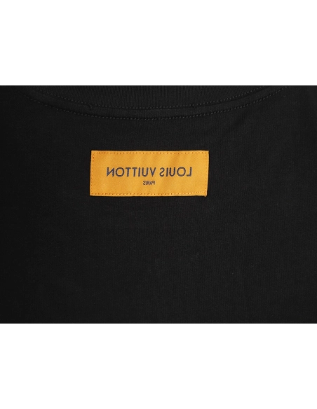 Louis Vuitton Embroidered Short-Sleeve T-Shirt TSK1,Louis Vuitton