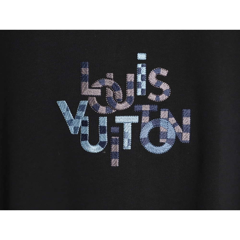 Louis Vuitton Embroidered Short-Sleeve T-Shirt TSK1,Louis Vuitton