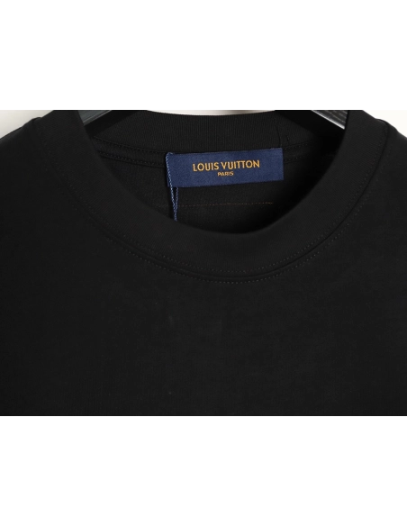 Louis Vuitton Embroidered Short-Sleeve T-Shirt TSK1,Louis Vuitton
