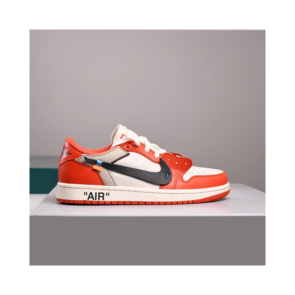 OFF WHITE X AIR JORDAN 1 LOW CHICAGO CUSTOM,OFF-WHITE 1,OFF-WHITE,NIKE SHOES Reps