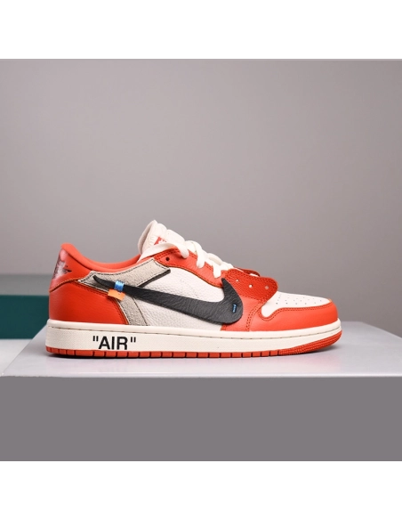 OFF WHITE X AIR JORDAN 1 LOW CHICAGO CUSTOM,OFF-WHITE 1,OFF-WHITE,NIKE SHOES Reps