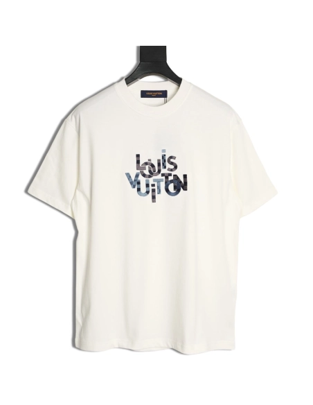 Louis Vuitton Embroidered Short-Sleeve T-Shirt,Louis Vuitton