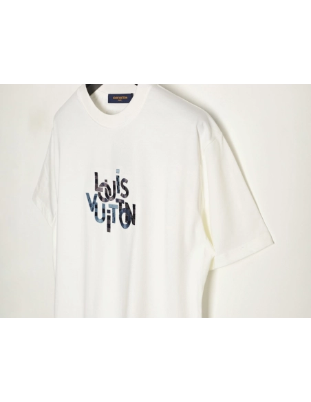 Louis Vuitton Embroidered Short-Sleeve T-Shirt,Louis Vuitton