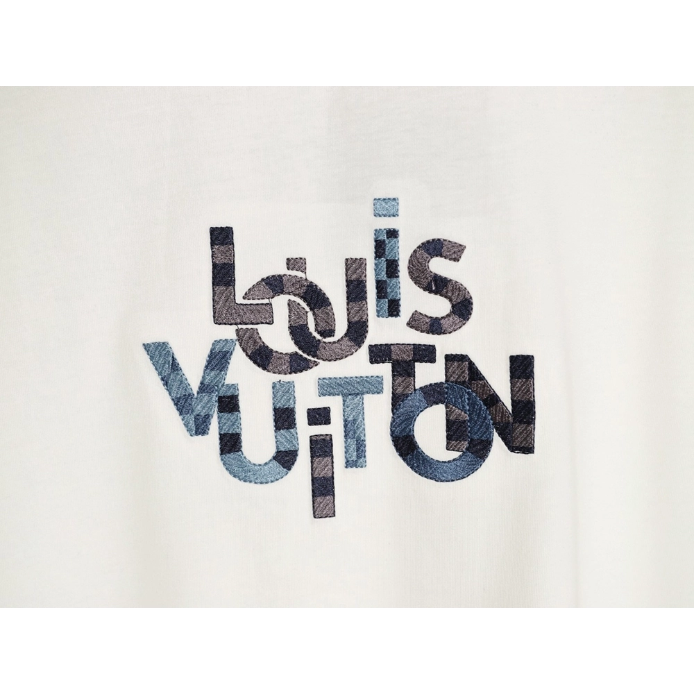 Louis Vuitton Embroidered Short-Sleeve T-Shirt,Louis Vuitton