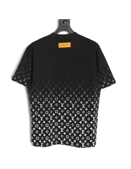 Louis Vuitton gradient all-over logo print short-sleeved shirt TSK3,Louis Vuitton