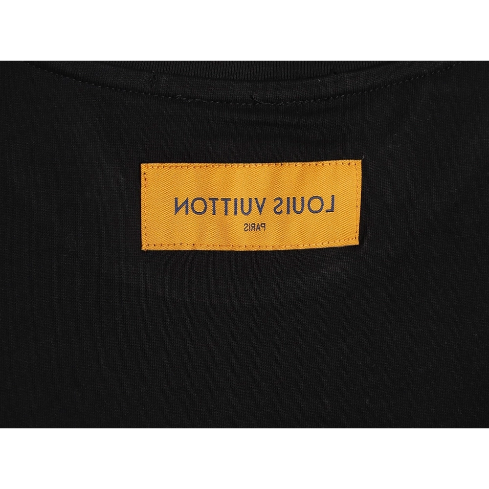 Louis Vuitton gradient all-over logo print short-sleeved shirt TSK3,Louis Vuitton