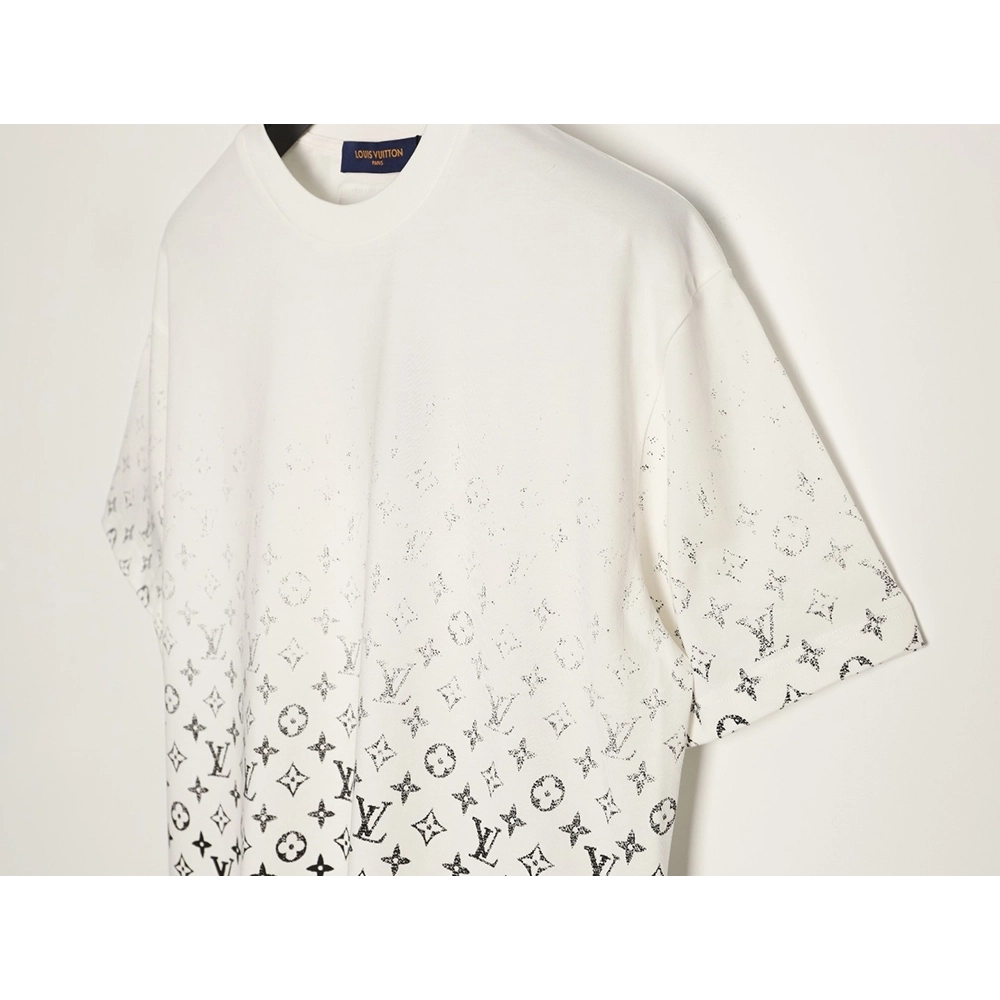Louis Vuitton gradient all-over logo print short-sleeved shirt TSK2,Louis Vuitton
