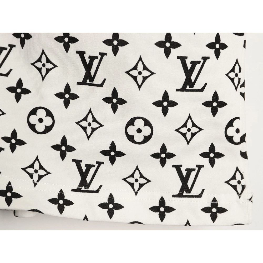 Louis Vuitton gradient all-over logo print short-sleeved shirt TSK2,Louis Vuitton