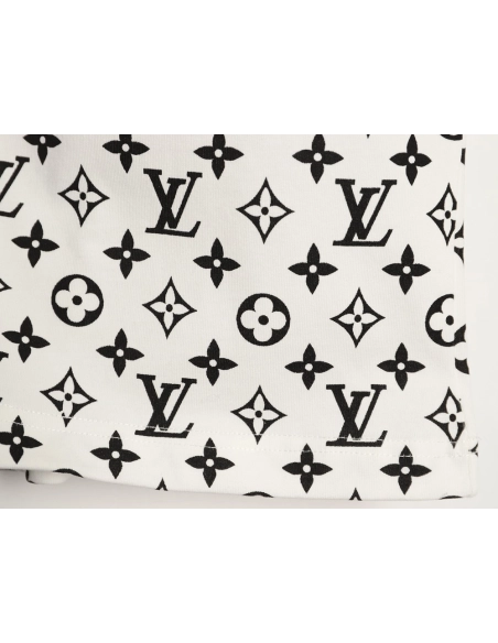 Louis Vuitton gradient all-over logo print short-sleeved shirt TSK2,Louis Vuitton