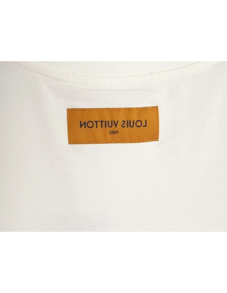 Louis Vuitton gradient all-over logo print short-sleeved shirt TSK2,Louis Vuitton