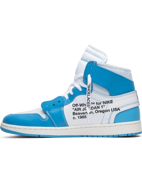 Off White x Air Jordan 1 Retro High OG UNC,OFF-WHITE 1,OFF-WHITE,NIKE SHOES Reps