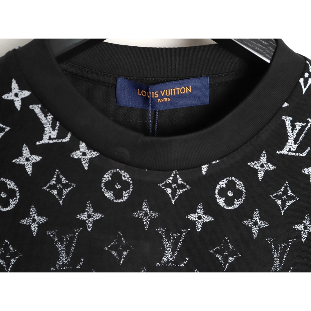 Louis Vuitton gradient all-over logo print short-sleeved shirt TSK1,Louis Vuitton