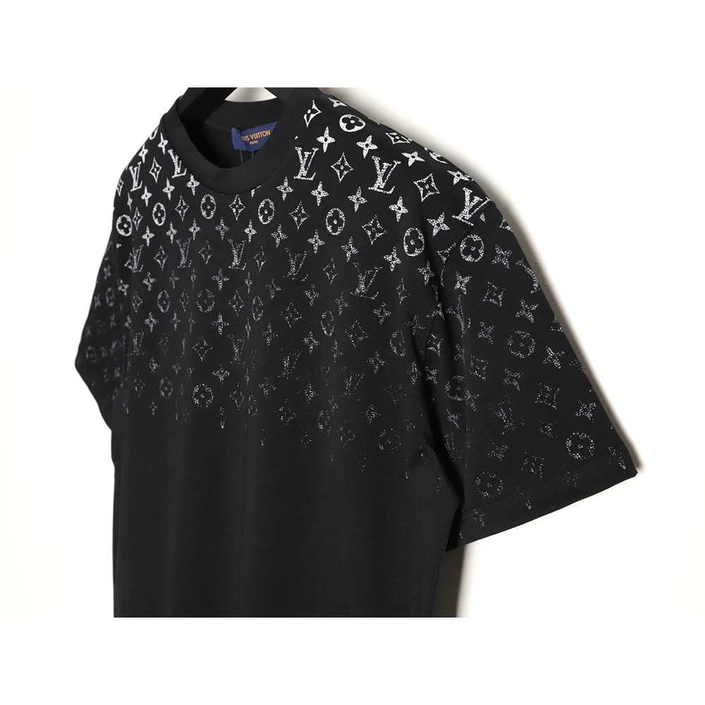 Louis Vuitton gradient all-over logo print short-sleeved shirt TSK1,Louis Vuitton