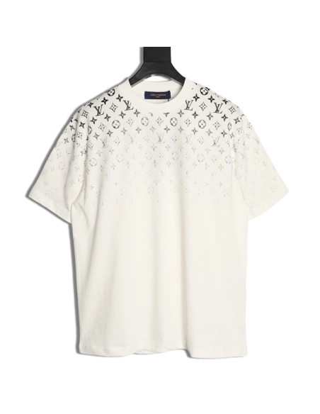 Louis Vuitton gradient all-over logo print short-sleeved shirt,Louis Vuitton