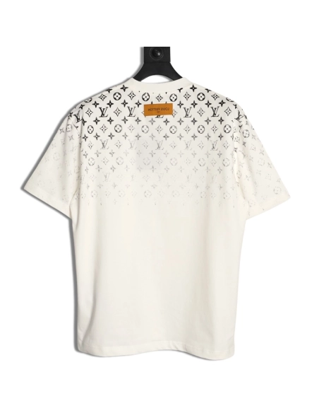 Louis Vuitton gradient all-over logo print short-sleeved shirt,Louis Vuitton