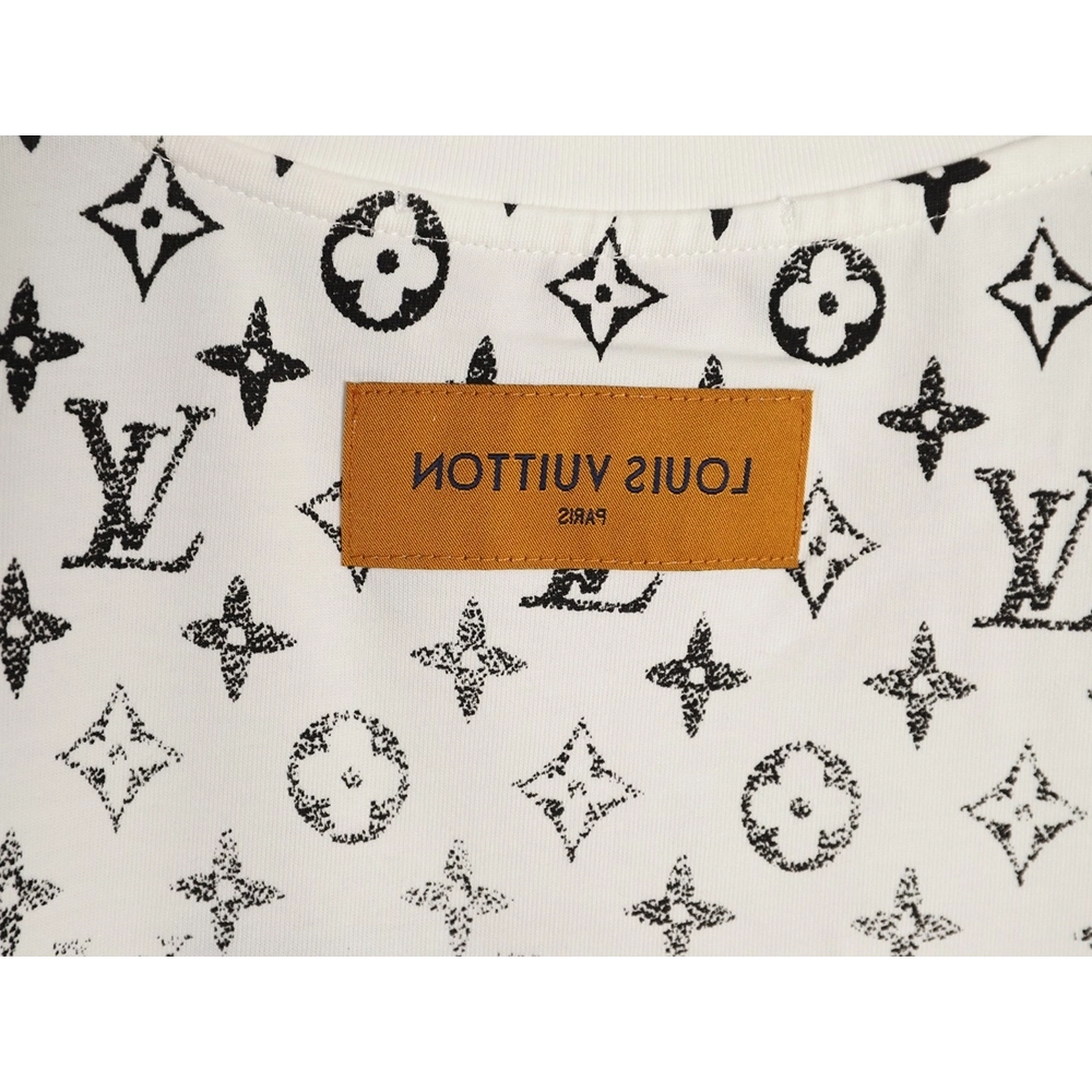 Louis Vuitton gradient all-over logo print short-sleeved shirt,Louis Vuitton