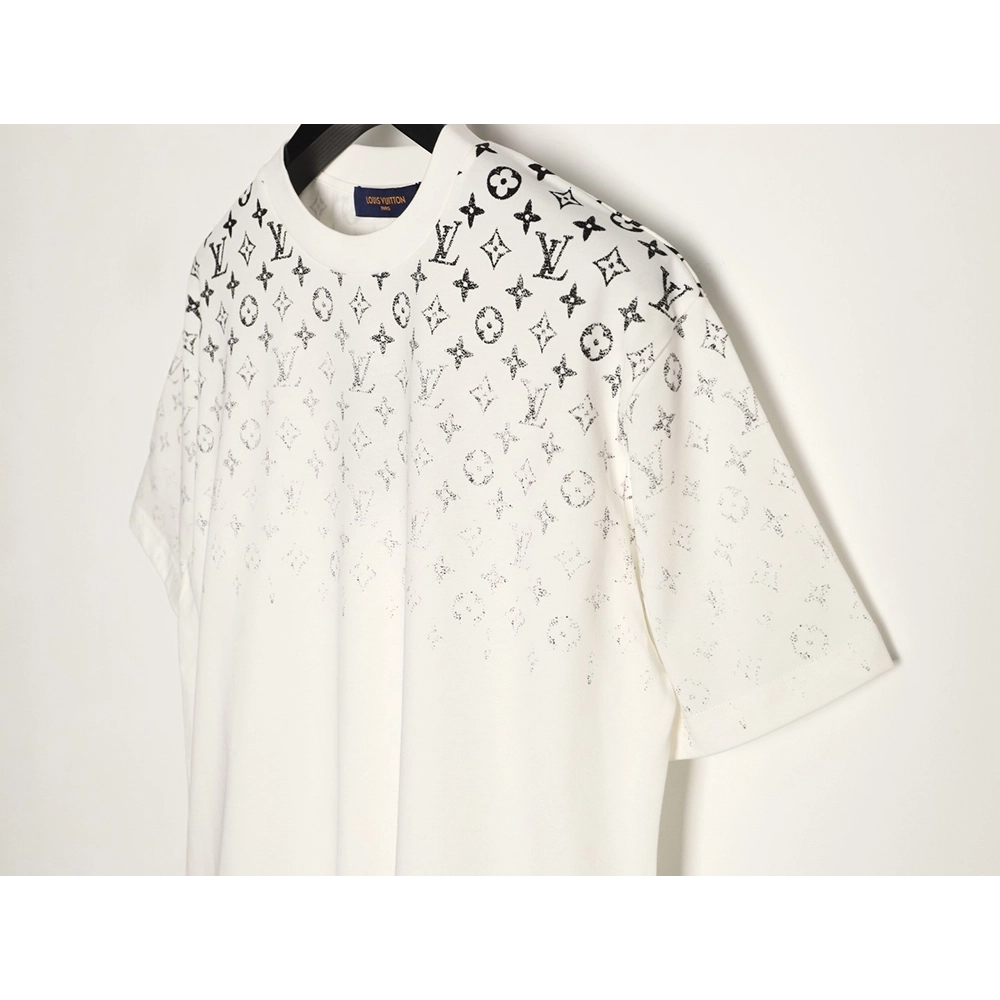 Louis Vuitton gradient all-over logo print short-sleeved shirt,Louis Vuitton