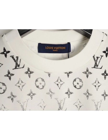 Louis Vuitton gradient all-over logo print short-sleeved shirt,Louis Vuitton