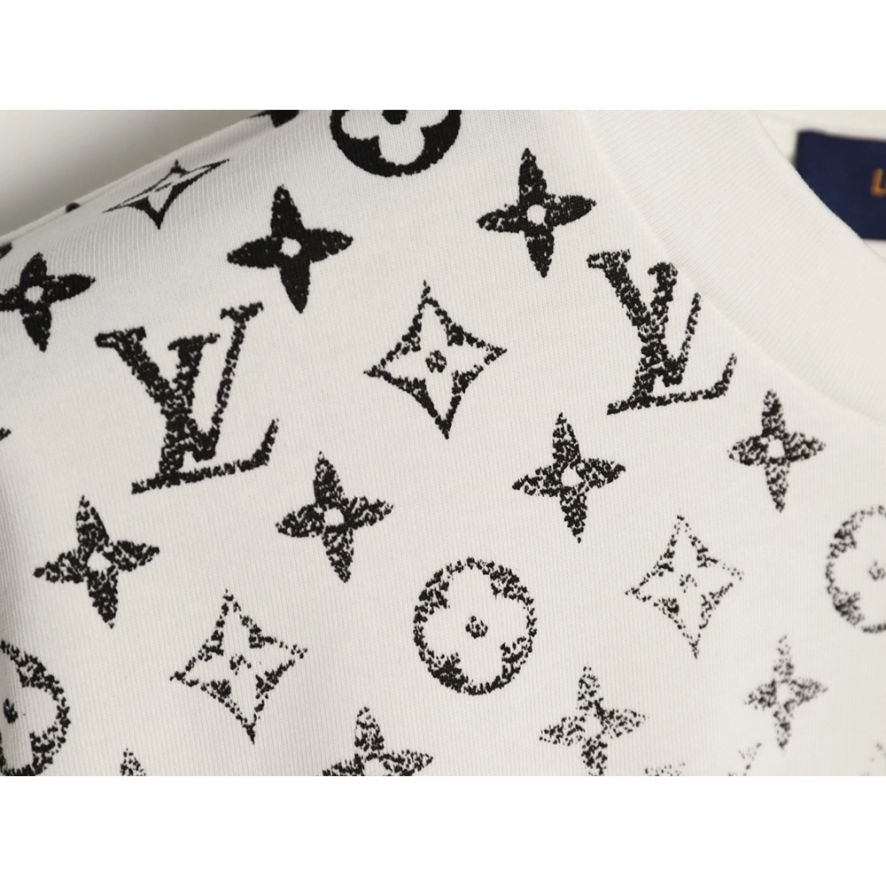 Louis Vuitton gradient all-over logo print short-sleeved shirt,Louis Vuitton