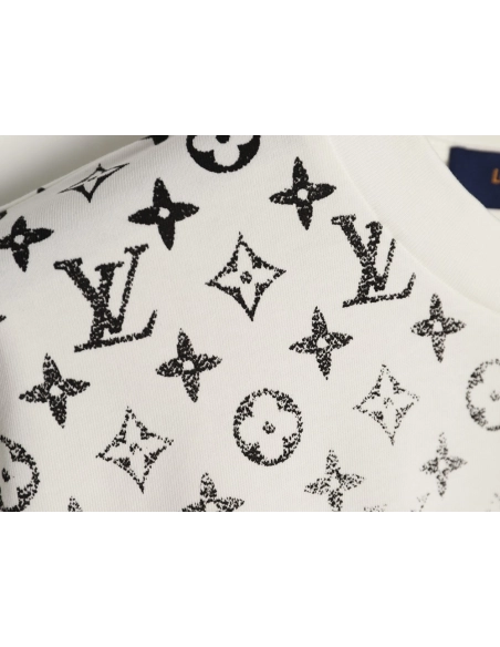 Louis Vuitton gradient all-over logo print short-sleeved shirt,Louis Vuitton