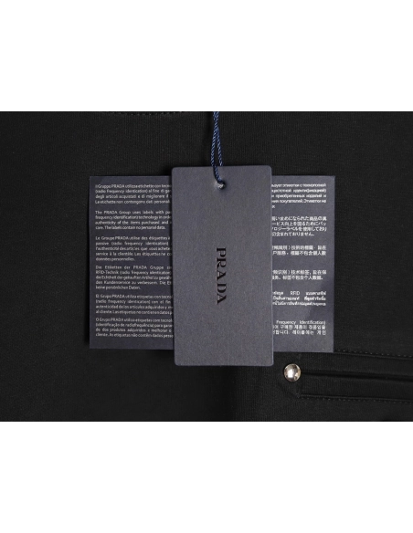 Prada classic triangle logo faux pocket short-sleeved shirt TSK1,Prada