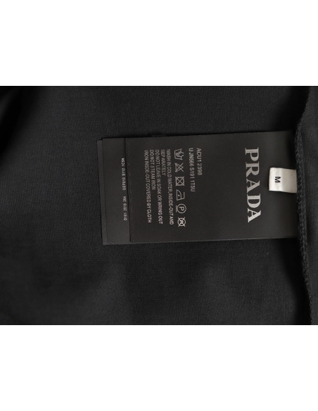 Prada classic triangle logo faux pocket short-sleeved shirt TSK1,Prada