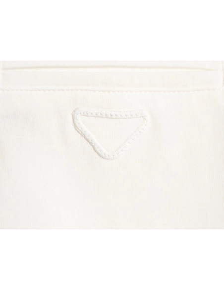 Prada classic triangle logo faux pocket short-sleeved shirt,Prada